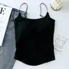 Camisola Feminina Popular Puro Desejo Doce e Picante Franzida com Bojos Embutidos Roupa Íntima Roupa Externa Senso de Design Emagrecimento Costas Bonitas Abraço no Peito
