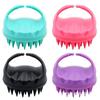 Escova de silicone para massagem do couro cabeludo, escova para massagem do couro cabeludo, pente para massagem do cabelo, ferramenta de beleza