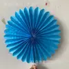 Flor de abanico de papel hueco tipo panal abanico de origami decoración de fiesta de cumpleaños fiesta festiva abanico de papel de copo de nieve abanico de papel de panal outlet de fábrica
