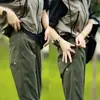 Conjunto de Calça e Jaqueta Softshell de Inverno 2025 para Homens e Mulheres, Calça Casual com Forro de Fleece e Logo Triangular, Calça Longa Reta que Afina, Levemente Afunilada