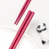 Palillos para Uso Doméstico, Un Palillo por Persona, Saludables Estilo Macarrón, Palillos de Aleación para Comer por Separado, Alta Calidad, Diseño de Una Pieza