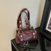 Bolso Tote de Moda con Remaches para Mujer, Bolso de Hombro Versátil Vintage de Alta Gama para el Trabajo y los Viajes Diarios