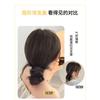 Autoenrolável Bola Pacote de Cabelo Peruca Trança Anel de Cabelo Peruca de Cabelo Artificial Bolsa Cabelo Fofo Rabo de Cavalo Baixo Artefato de Cabelo