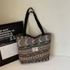 Bolsa de Lona para Ropa de Clase de Estudiante 2025 Nueva Bolsa Tote de Gran Capacidad Bolso de Hombro Versátil para Viaje para Mujer