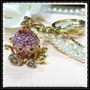 Procesamiento de Fábrica Llavero de Diamante Personalizado Colgante de Cristal para Llaves Regalo Accesorios Metálicos para Llaves Oem