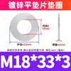 Grado 4.8 Galvanizado Arandela Plana de Junta Arandela Plana Metálica Redonda Tornillo Junta Mesón M6M8M10