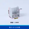 Piezas de Instalación de Barandilla Conexión de Escalera Sujetadores Paquete de Dos Paquete de Tres Asiento de Fijación de Tarjeta Clip en U de Acero Zincado Pieza de Fijación Soporte de Tubo Cuadrado