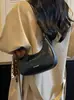 Yuezi 2026 Otoño/Invierno Nuevo Bolso Simple Elegante Forma de Empanadilla Lunar Bolso de Hombro Único Bolso de Axila Bolso de Mano Simple de Moda para el Viaje