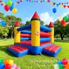 Castillo Inflable Engrosado Resistente al Desgaste para Puestos, Trampolín Infantil, Parque Infantil, Parque de Juegos Móvil al Aire Libre