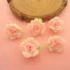Accesorios de flor de arcilla blanda de 20 mm, cuentas de flor de rosa, color mixto, pulsera DIY, collar, cortina de cuentas, joyería hecha a mano, material de flor