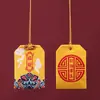 Bolsa de Oración Personalizada, Bolsita de Estilo Antiguo, Colgante para Coche, Monedero Pequeño Portátil, para Colgar en el Cuello Bordado, Paz y Bendición, Protección del Festival del Bote del Dragón