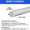 Acessórios especiais para purificadores de água: Tubo de PE de 1/4 de polegada, acessórios brancos para purificador de água, tubo de PE de grau alimentício, tubo de purificador de água de 3/8 de polegada