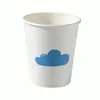 Vasos de Papel Personalizados con Logos Impresos, Vasos Desechables con Texto Impreso, Engrosados para Hogar, Bodas, Publicidad, Vasos de Agua Hechos a Medida