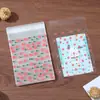 Sacos Autoadesivos de OPP com Estampa de Desenho Animado de um Filhote, Sacos Plásticos Autoadesivos para Acessórios, Sacos Autoadesivos Adesivos Tipo Polaroid