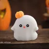 Caixa de Almoço de Polpa de Halloween Decoração de Bolo Fantasma Engraçado Demônio Abóbora Pom-pom Chapéu Pequeno Acessórios de Inserção