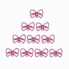 Clips para papel con forma de lazo, ramos de flores, tarjetas, suministros para floristería, manualidades DIY, alfileres, marcapáginas, materiales de arte floral, al por mayor