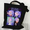 Bolso de Hombro Versátil Diario para Estudiante con Estampado de Dibujos Animados Anime Moda Transfronteriza Bolso de Lona Portátil de Gran Capacidad