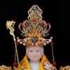 Madre Negra, Monte Taishan, Abuela, Emperatriz, Corona de Fénix, Sombrero de Guanyin, Sombrero de Estatua de Buda Divino, Tocado de Corona de Tres Fénix, Buda Maitreya