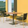 Mesa y sillas de exterior para patio, balcón al aire libre, mesa y sillas de ocio, una mesa y dos sillas, muebles para terraza exterior, personalización de fábrica transfronteriza
