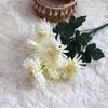 Simulado flor agulha crisântemo cachos grande crisântemo Túmulo-Varredura sacrifício falso flor funerária flor de seda flores funerárias atacado