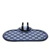 Tapete Antiderrapante para Carro Console Central Enfeites Criativos Multifuncional Três em Um Placa de Estacionamento Suporte para Celular Tapete Antiderrapante