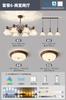 Lámpara de araña vintage estilo americano para sala de estar, Iluminación estilo francés de lirios del valle para dormitorio principal, Lámpara estilo mediados de siglo para recibidor principal de toda la casa, Lámpara para comedor