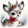 Amazon Pintura de Diamantes 5D Mosaico Venta Caliente Pintura de Diamantes Animales de Dibujos Animados de Invierno Dormitorio Sala de Estar Fábrica de Pintura de Diamantes