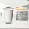 Vaso de Papel Desechable de Doble Pared Hueco de Grado Alimenticio para Llevar con Tapa Resistente a Altas Temperaturas para Bebidas Calientes Té con Leche Café