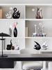 Adornos de Cerámica de Escritorio para Porche Nórdico Accesorios para el Hogar Decoraciones para Sala de Estar Mueble de TV Vinoteca Decoración para el Hogar