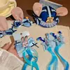Presilha de Cabelo Fofa Infantil Coelho Policial Adereço de Cabeça Menininha Orelhas de Coelho Zootopia Chapéu com Laço Presilha Acessórios de Cabelo