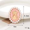 Nova Beleza de Pérola Cabeça diy Capa de Celular Joia Adesivo Diamante Cabeça de Fantasma Retrô Sapato Buraco Sapato Decorativo Flor Material Lote