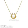 Collar Transfronterizo Estilo Francés de Lujo Ligero Nicho Acero de Titanio para Mujer, No se Desvanece, Nuevo Modelo 2026, Cadena para Clavícula con Colgante Simple y de Gama Alta