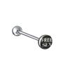 Comercio Electrónico Barra Recta de Acero Inoxidable Clavo para Lengua Rosca Externa Varios Colores Goteo de Aceite Anillo para Lengua Piercing Joyería