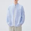 Camisa Dan Baoni Masculina Gola Pequena Leve Business Japonesa Oxford Fiação Camisa Masculina Moda Versátil Manga Longa Masculino