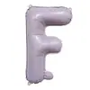 Globos de Papel de Aluminio de 16 pulgadas Color Morado Macarrón Morado Claro Letras A-Z Números 0-9 Decoración para Fiesta de Cumpleaños Globos Banner