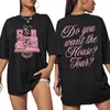 Camiseta Impresa del Tour de Casa de Sabrina Carpenter 2025 como Regalo para Fans, Estilo Corto Unisex
