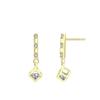Pendientes de plata de ley s925 para mujer, diseño de nicho europeo y americano, pendientes de diamantes de moda, elegantes joyas de plata de celebridades de Internet.