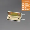 Suporte de Canto de Ferro para Móveis / Conector de Reforço em L / Cantoneira de Suporte para Prateleira / Suporte Triangular de Ferro 90 Graus para Placa de Madeira
