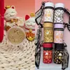 Oro Puro 999 Princesa "Por Favor Hazte Rico" Pequeño Pastel Colgante de Oro - Bolsa Cubo de Dinero Instantáneo Regalo de Promoción de Tienda