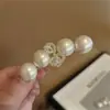 Acessórios de Cabelo Coreanos Hairpin de Pérola Leve Luxo Clipe Lateral Doce Retrô Clipe Bico de Pato Hairpin de Laço Acessório de Cabelo