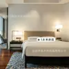 Mobiliario de Hotel Calificado con Estrellas Hyatt, Juego Completo de Bases de Cama Estilo Sencillo para Habitaciones Estándar, Habitaciones Modelo de Oficina de Ventas, Fábrica de Muebles Fijos para Apartamentos