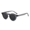 Nuevas Gafas de Sol Redondas de Marco Pequeño Tachonadas de Moda Europea y Americana, Unisex, Protección UV, Estilo de Gama Alta, Fotografía Callejera, Versátiles