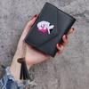 Bolsa para Monedas con Borla de Color Sólido de Spider-Man, Cartera Delgada, Cartera Corta, Portatarjetas de Estudiante, Cartera Corta con Múltiples Ranuras para Tarjetas