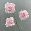 Rosa Artificial Decoración de Boda Decoración del Hogar Rosa de Diamante de 3 Cabezas Arreglo de Flores de Seda Decoración de Escenario para Sala de Transmisión en Vivo Flores Artificiales