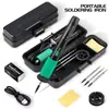 Carregamento Portátil USB 5V15W Rádio Ferro de Solda Soldagem Reparo Mini Doméstico Código Quente Conjunto de Adesivos Plásticos