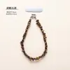 Chaveiro de Pedra de Cristal Natural Runya, Pingente de Celular Anti-Perda, Cordão Chaveiro Desmagnetizador de Cascalho Atacado