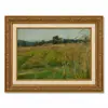 Pintura a Óleo Paisagem Moldura Dourada Retrô Europeia Parede de Entrada da Sala de Estar Venda Quente Transfronteiriça Amazon Pintura Decorativa Emoldurada Pendurada na Parede