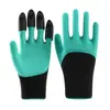 Guantes de jardinería transfronterizos para cultivar verduras, guantes protectores para trabajos agrícolas, plantas en maceta, cavar tierra, resistentes al desgaste, con garras, guantes de protección laboral