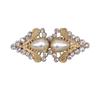 Clip para chal de moda transfronterizo Clip para suéter de diamantes de imitación de perla europea temperamento simple clip para ropa de seda toalla clip para cuello de dama