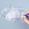 Sacos Autoadesivos Escrevíveis para Embalagem de Medicamentos Chineses e Ocidentais, Rótulos de Alimentos, Sacos Plásticos Espessos Transparentes, Sacos de Amostra